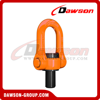 DAWSON M8-M100 UNC & メートルネジ ダブルスイベル シャックル G80 スイベル ホイスト リング