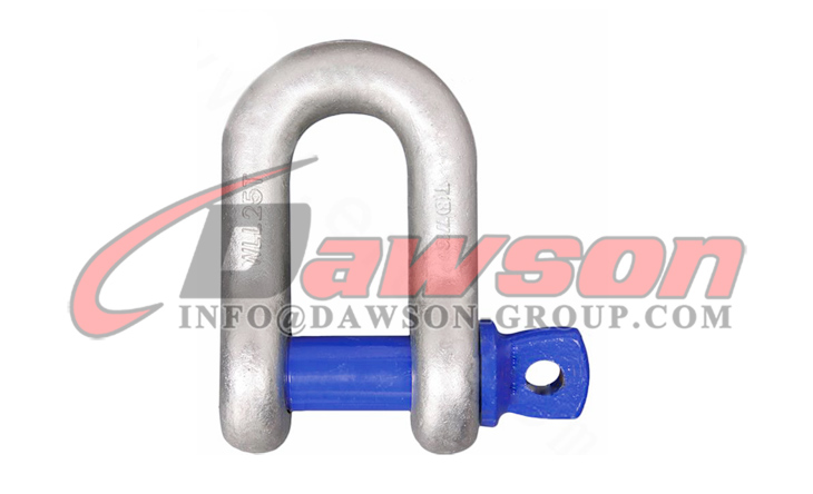 DAWSON BRAND Grau T8 DG210A Manilha Dee de liga de a&ccedil;o forjado com pino de parafuso, manilha de corrente de pino de parafuso classe G8 - Dawson Group Ltd.