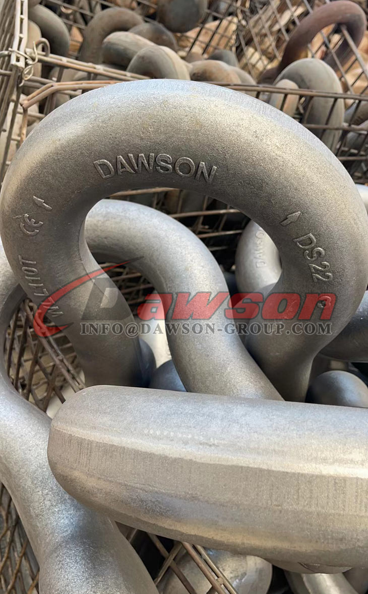 DAWSON BRAND Grau T8 DG2130A Manilha de arco de liga de a&ccedil;o forjado com pino de seguran&ccedil;a, Manilha de &acirc;ncora tipo parafuso G8 Classe DG2140 - Dawson Group Ltd.