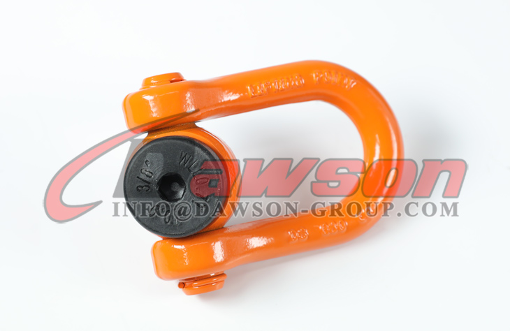 Anel de talha girat&oacute;rio de liga de a&ccedil;o DAWSON G80 para eleva&ccedil;&atilde;o, anel de talha girat&oacute;rio G80, manilha girat&oacute;ria dupla de rosca UNC - Dawson Group Ltd.