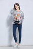 Team club player promotion theme motif jacquard unisex Christmas sweater rudolph reindeer Christmas sweater Xmas sweater