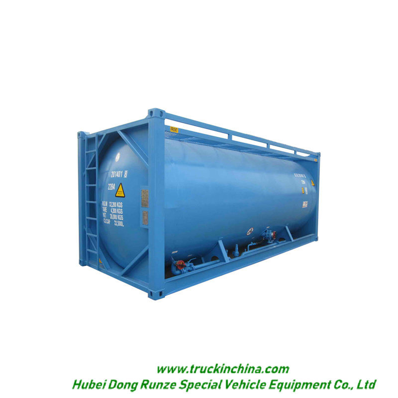 20FT Bulk Cement ISO Tank Container Customizing Transport Plaster