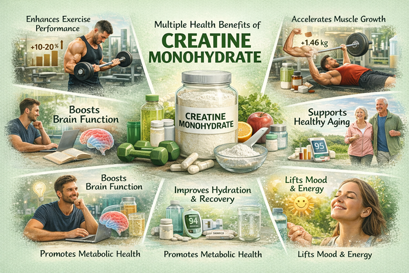 Creatine Monohydrate Benefits فوائد الكرياتين مونوهيدرات