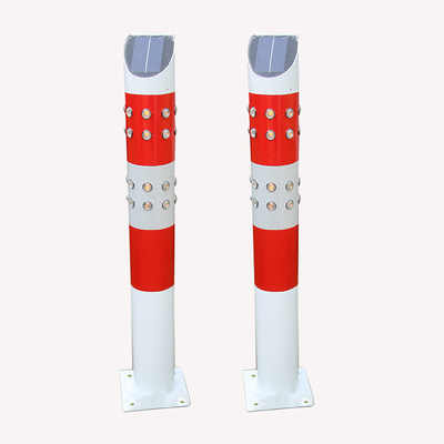 TOPSAFE Rojo blanco Led Productos de seguridad vial Advertencia Lámpara de poste intermitente