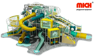 Ejercicio de ejercicios con temática moderna de 500 metros cuadrados con diapositivas para niños