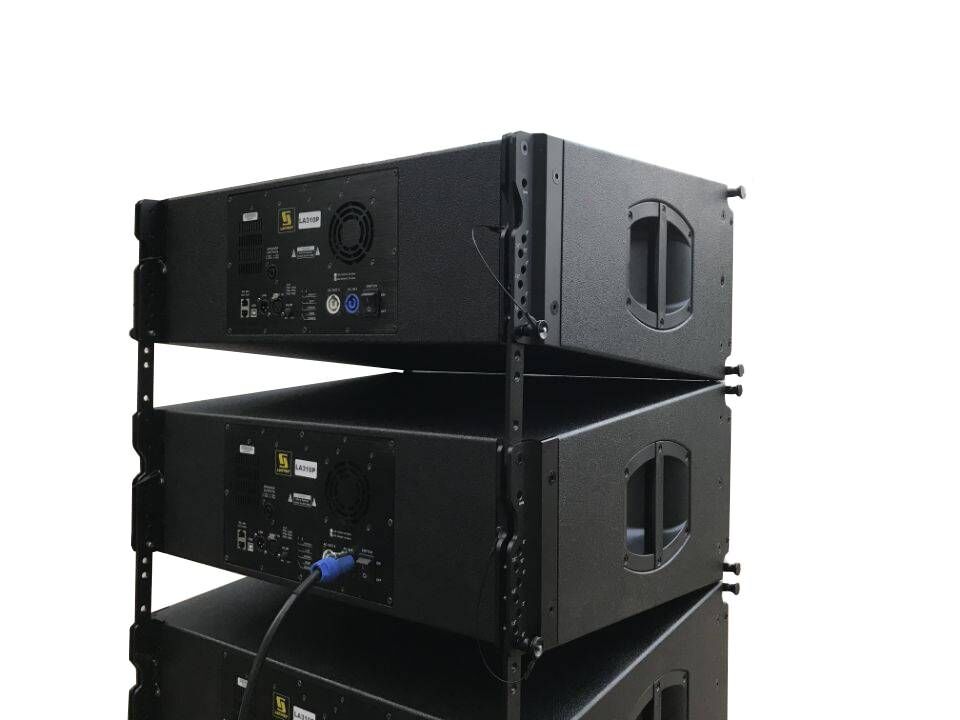 LA310P & LA215P DUAL 10 polegadas 3 vias Pro Audio Compact Active Line Array