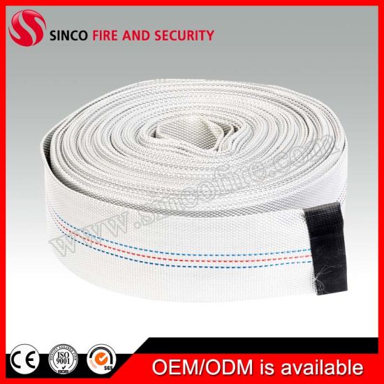 White Fire Hose Reel And Cabinet Fire Hydrant Hose 10m - 30m