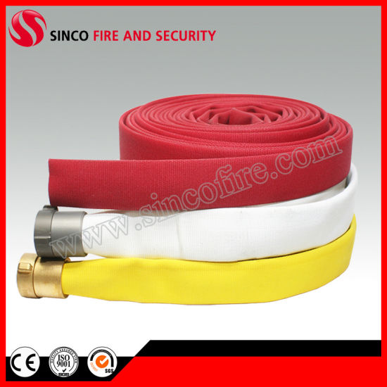 Colorful Polyester Jacket PVC Lining Fire Fighting Hose