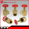 Fire Hose Angle Valve with F1.5"NPT Inlet and 1.5"Nh Outlet