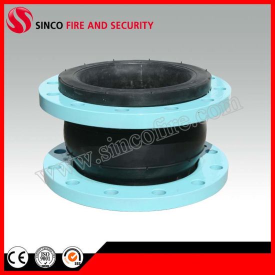 High Temperature Flexible Single Sphere Rubber Expansion Joints with Flange