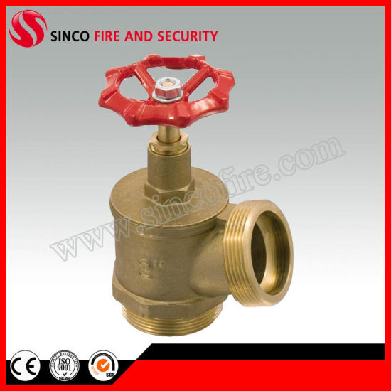F1.5" NPT Inlet and Outlet Fire Hose Angle Valve