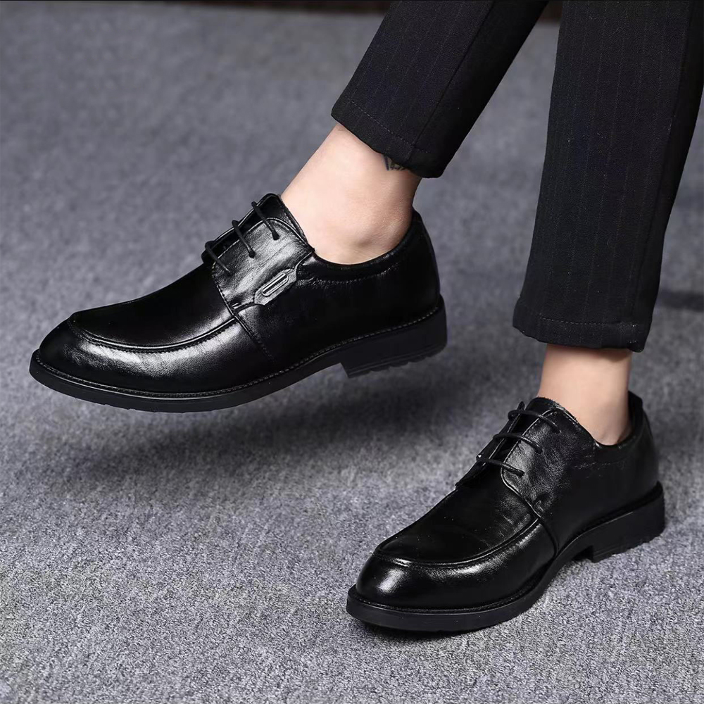 formal shoes men office genuine leather black dress shoes camp oxford ayakkabi Zapatos de hombre de moda