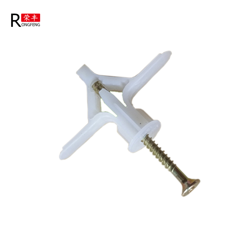 Butterfly wall plug/Gypsum board nail