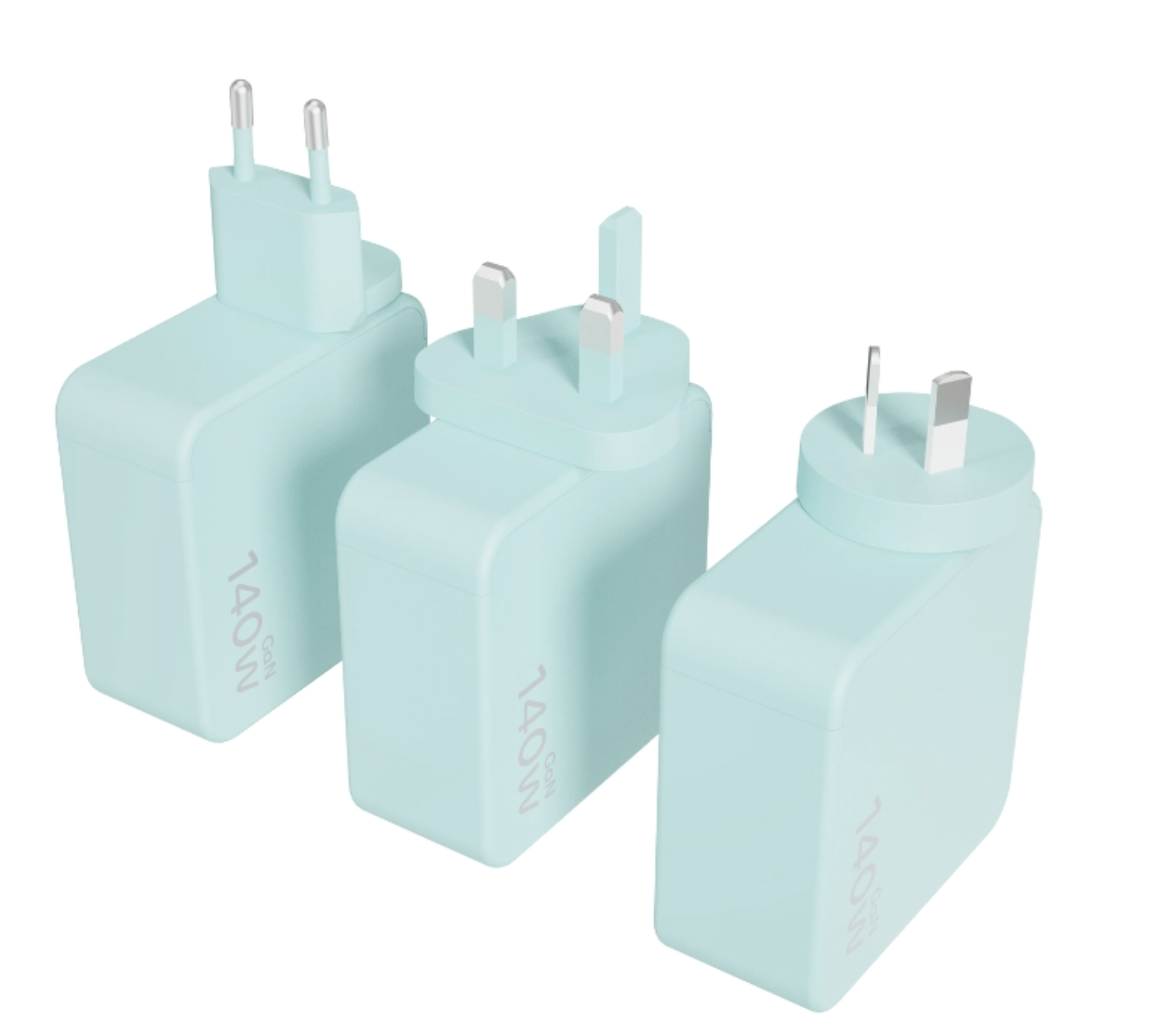 UE Electronic 140W Foldable USB-C Wall Charger Block UE 전자 140W 접이식 USB-C 벽면 충전기 블록