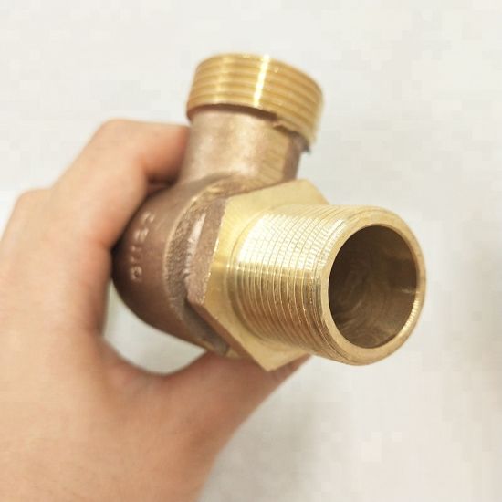 Válvula de martillo con casquillo de bronce de 20 mm de fábrica OEM con husillo