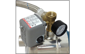 Conector de latón de 5 vías para bomba de agua