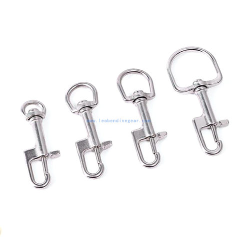 Wholesale 316 Stainless Steel NX Series Single Ended Scuba Diving Bolt Snap for Regs Clip in 80MM,90MM,100MM,110MM