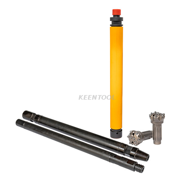 Perforación de cantera de piedra Máquina perforadora DTH neumática o eléctrica y neumática completa