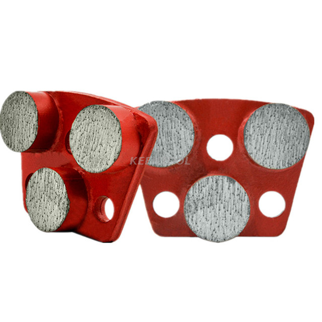 Placa y disco de pulido de diamante segmentado para pulido de pisos de concreto