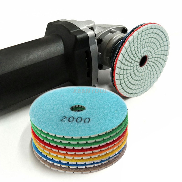 Almohadillas de pulido de diamante flexibles para pulido de granito, mármol y hormigón