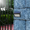 Waterproof Solar Powered LED Solar Garden Lamp Motion Sensor Large C Corner 38 LED Wall Decoration Light