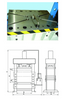 HPD 100A HYDRAULIC DIE PRESSES ( FOR BLANDING ,BENDING ,AND DIES)