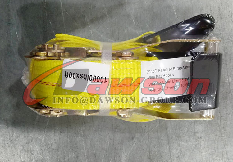 フラット フック付き 2 インチ 30 ラチェット ストラップ - Dawson Group Ltd. - 中国メーカー、サプライヤー、工場