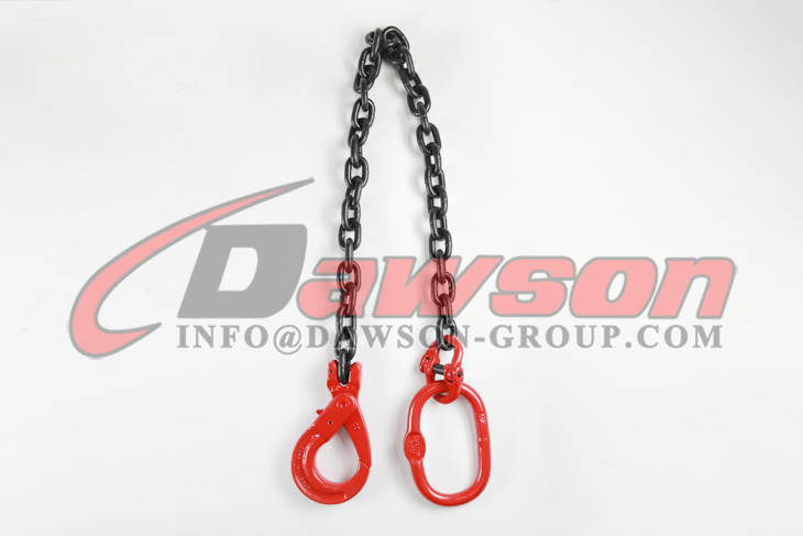 Eslingas de cadena de una sola pierna G80, eslingas de cadena de grado 80 para elevaci&oacute;n y amarre - Dawson Group Ltd. - Fabricante, f&aacute;brica de China