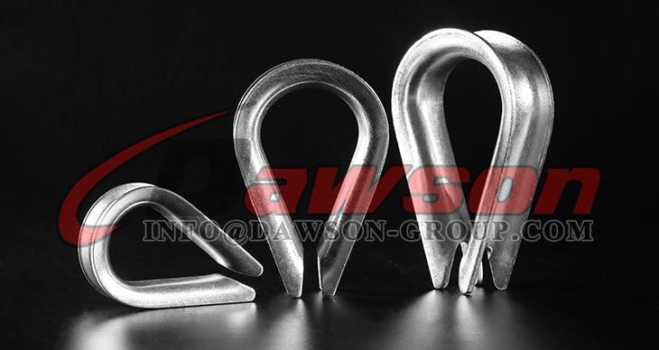 亜鉛メッキワイヤーロープシンブルDIN 6899タイプB - Dawson Group Ltd. - 中国サプライヤー、工場