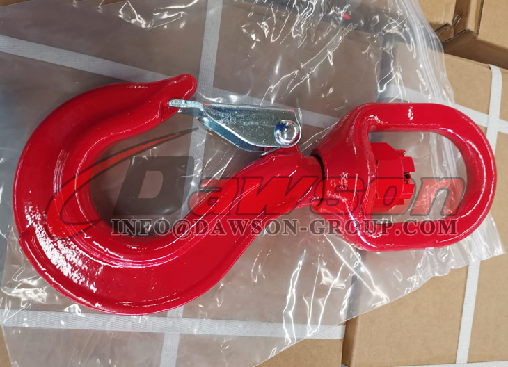 Gancho giratorio DS268 G80 con pestillo para cadenas de elevaci&oacute;n - Dawson Group Ltd. - Fabricante, proveedor de China