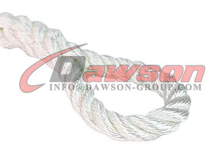 Cuerda de remolque de nailon trenzado con empalme de ojo de 3 hilos con gancho y dedal, cuerda de recuperaci&oacute;n - Dawson Group Ltd. - Fabricante, f&aacute;brica de China