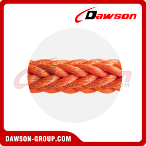 Cuerda de amarre de 12 hilos de material de polipropileno, cuerda de amarre de PP