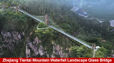 Puente de cristal del paisaje de la cascada de la monta&ntilde;a de Zhejiang Tiantai, puente del paisaje - Dawson Group Ltd. - fabricante, proveedor, f&aacute;brica de China