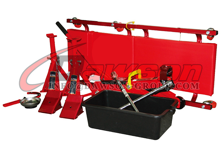 Juego combinado de gato con ruedas, kit combinado, gato con ruedas, soporte de gato plegable, calzos para ruedas - Dawson Group Ltd. - Proveedor de China, F&aacute;brica