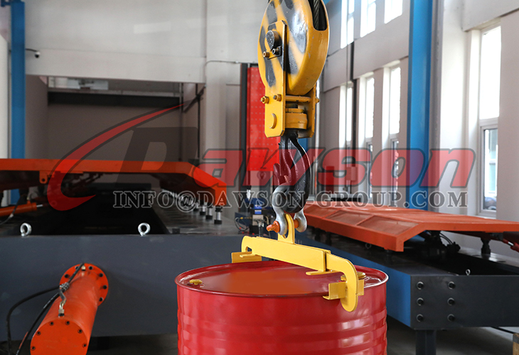 DS-LR نوع مشبك الأسطوانة العمودي، مشبك رافع الأسطوانة الأفقية، مشبك رفع لوحة أسطوانة الزيت - Dawson Group Ltd. - الصين الصانع والمصنع