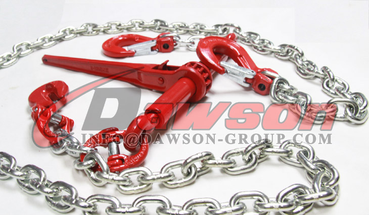 Correntes de amarra&ccedil;&atilde;o G80 com catraca, amarra&ccedil;&atilde;o de corrente com catraca grau 80 - Dawson Group Ltd.