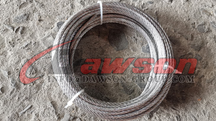 Cable de acero (6 &times; 19 + FC 3 mm-10 m) - Dawson Group Ltd. - Fabricante, proveedor y f&aacute;brica de China