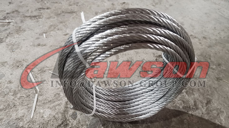 Cable de acero (6 &times; 19 + FC 5 mm-10 m) - Dawson Group Ltd. - Fabricante, proveedor y f&aacute;brica de China