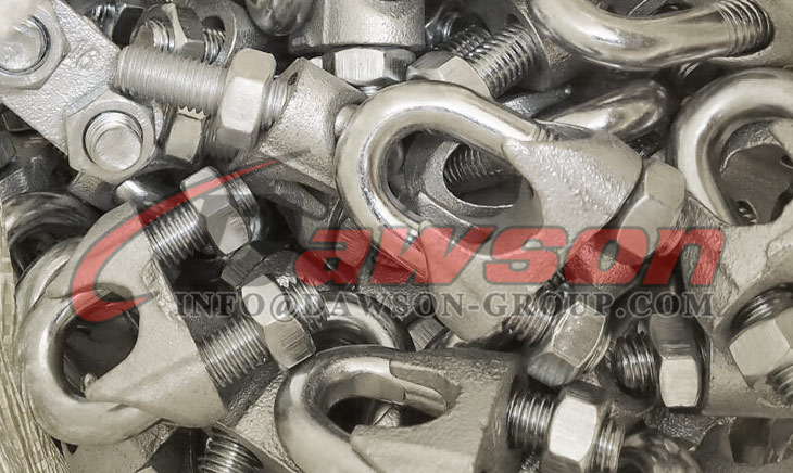 Din 741 Galv. Malleable Casting Wire Rope Clip - Dawson Group Ltd. - China Manufacturer, Factory Din 741 Galv.Clip de cable de alambre de fundición maleable - Dawson Group Ltd. - Fabricante, fábrica de China