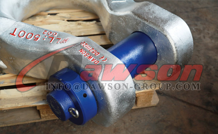 D2160 سبائك الصلب الترباس نوع الجسم العريض تكبل لرافعات الويب الاصطناعية، الرافعات المستديرة الاصطناعية أو الرافعات حبل الأسلاك - Dawson Group Ltd. - الصين المورد