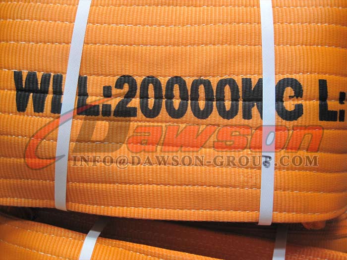 Eslingas de correas de poli&eacute;ster WLL de 20 toneladas - Eslingas de elevaci&oacute;n - Dawson Group Ltd. - Proveedor, fabricante, f&aacute;brica de China