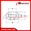 Conector dividido forjado, eslabón de conexión de cadena, eslabón perdido de forma ovalada