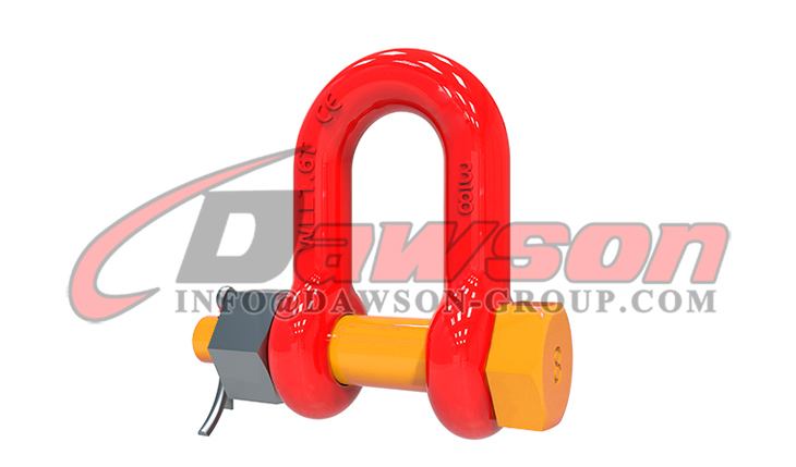 DS757 G8 Grillete en forma de D de aleaci&oacute;n tipo perno para elevaci&oacute;n, grillete de cadena con pasador de seguridad - Dawson Group Ltd. - Fabricante, f&aacute;brica de China