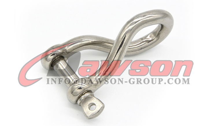 ステンレス鋼ツイスト シャックル、SS316 スクリュー ピン ツイスト シャックル、AISI304 ツイスト シャックル - Dawson Group Ltd. - 中国サプライヤー