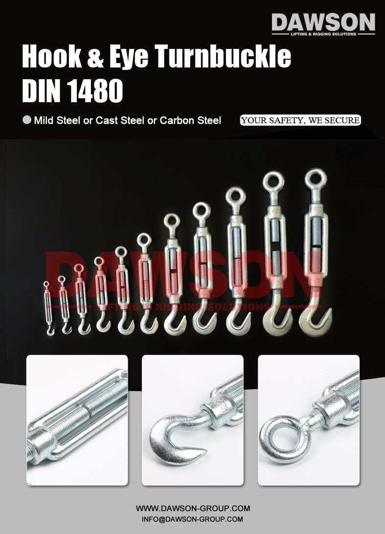 Tensor de gancho y ojo DIN 1480 - Dawson Group Ltd. - Fabricante, proveedor, f&aacute;brica de China