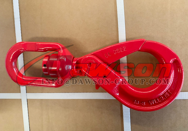 Gancho autoblocante giratorio DS042 G80 con rodamiento para eslingas de cadena de elevaci&oacute;n - Dawson Group Ltd. - Fabricante, proveedor de China