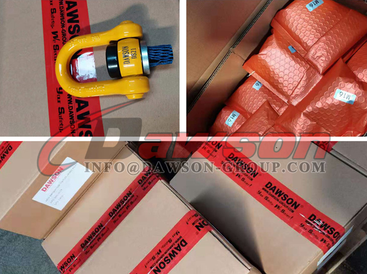 Pacote de manilha girat&oacute;ria dupla de rosca m&eacute;trica DAWSON Anel de talha girat&oacute;ria G80 - Dawson Group Ltd. - Fabricante, fornecedor, f&aacute;brica na China