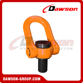 DAWSON UNC WLL 0.7-35T スレッド ダブルスイベル シャックル G80 スイベル ホイスト リング