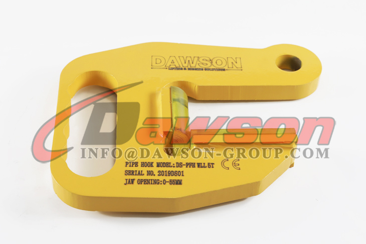 DS-PFH Steel F Type Pipe Hook مع حماية PU، نموذج F للوحة رفع الأنابيب للرفع والنقل الأفقي - Dawson Group Ltd. - الصين الصانع والمصنع والمورد