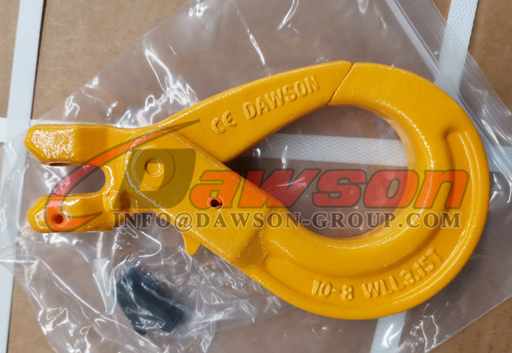 Gancho autoblocante de horquilla mejorado de grado 80 para eslingas de cadena de elevaci&oacute;n - Dawson Group Ltd. - Fabricante, proveedor y f&aacute;brica de China